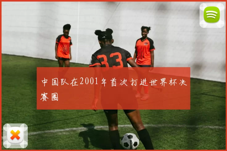 中国队在2001年首次打进世界杯决赛圈