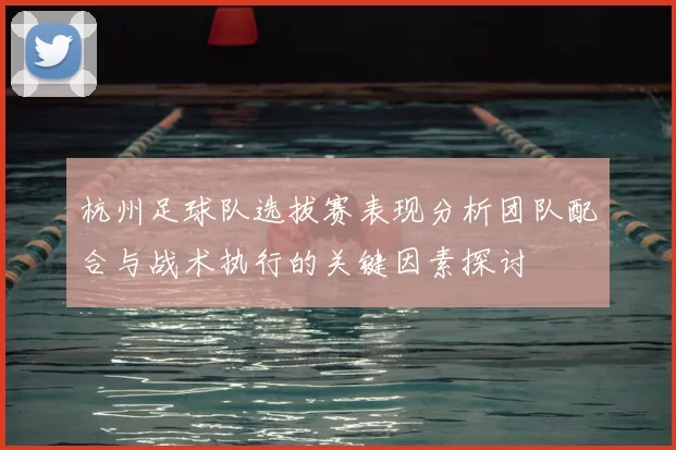 杭州足球队选拔赛表现分析团队配合与战术执行的关键因素探讨